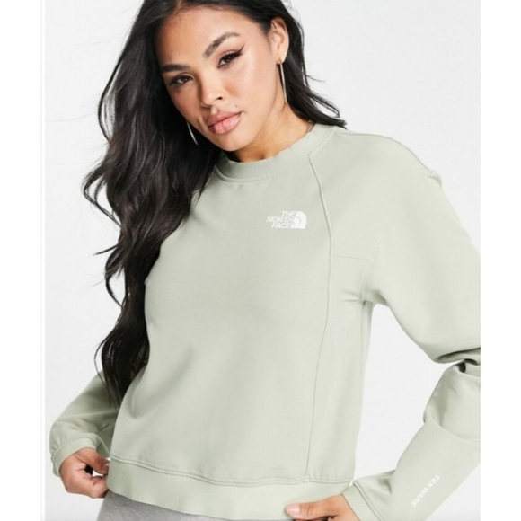 The North Face Tekware Woven Sweatshirt In Pitaschio Size Large - Picture 1 of 11